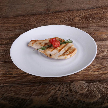 Đĩa Ăn Tròn Nhựa Melamine Elite Global Solutions 25.4 cm, Màu Trắng (JW7010-W)