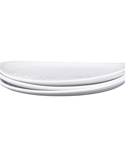 Đĩa Ăn Tròn Nhựa Melamine Elite Global Solutions 25.4 cm, Trắng (DS10-W)