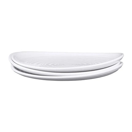 Đĩa Ăn Tròn Nhựa Melamine Elite Global Solutions 25.4 cm, Trắng (DS10-W)