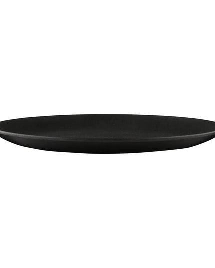 Đĩa Ăn Tròn Nhựa Melamine Elite Global Solutions 27.9cm, Màu Đen (ECO1111R-B)