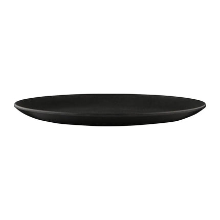 Đĩa Ăn Tròn Nhựa Melamine Elite Global Solutions 27.9cm, Màu Đen (ECO1111R-B)