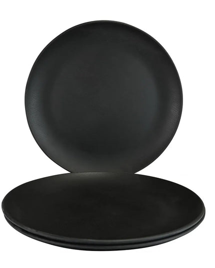 Đĩa Ăn Tròn Nhựa Melamine Elite Global Solutions 27.9cm, Màu Đen (ECO1111R-B)