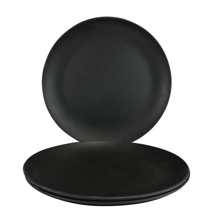 Đĩa Ăn Tròn Nhựa Melamine Elite Global Solutions 27.9cm, Màu Đen (ECO1111R-B)