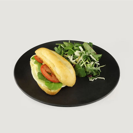 Đĩa Ăn Tròn Nhựa Melamine Elite Global Solutions 27.9cm, Màu Đen (ECO1111R-B)
