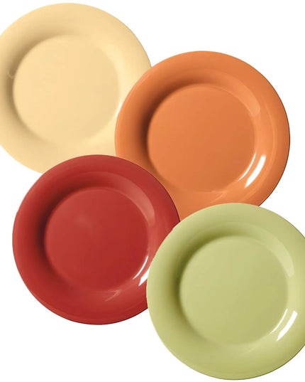 Đĩa Ăn Tròn Nhựa Melamine GET 22.9cm, Nhiều Màu (SP-NP-9-COMBO)