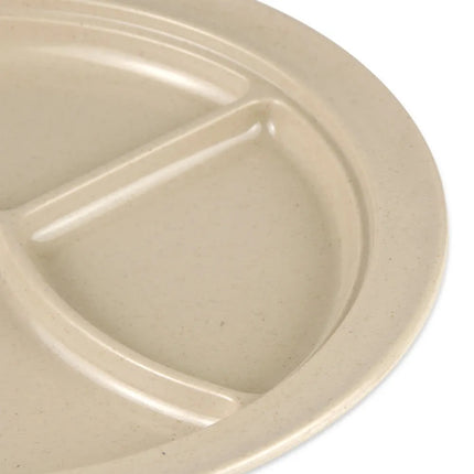 Đĩa Ăn Tròn Nhựa Melamine GET 25.4 cm, Màu Sa Thạch (CP-531-S)