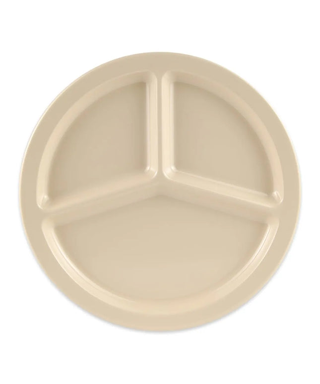 Đĩa Ăn Tròn Nhựa Melamine GET 25.4 cm, Nâu Tan (CP-533-T)
