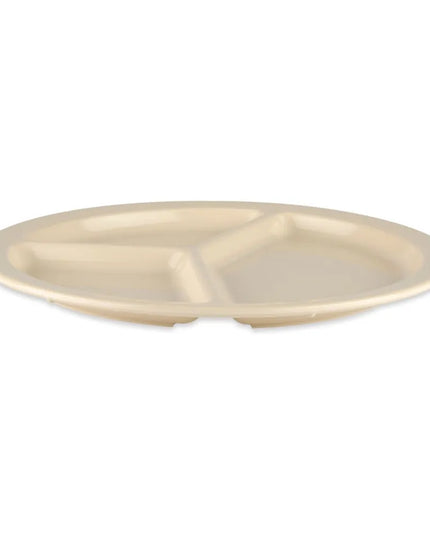 Đĩa Ăn Tròn Nhựa Melamine GET 25.4 cm, Nâu Tan (CP-533-T)