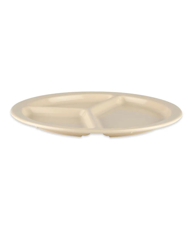 Đĩa Ăn Tròn Nhựa Melamine GET 25.4 cm, Nâu Tan (CP-533-T)