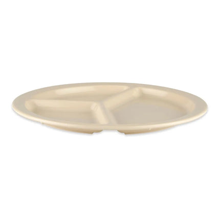 Đĩa Ăn Tròn Nhựa Melamine GET 25.4 cm, Nâu Tan (CP-533-T)