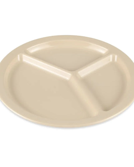 Đĩa Ăn Tròn Nhựa Melamine GET 25.4 cm, Nâu Tan (CP-533-T)