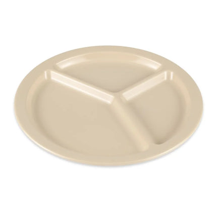 Đĩa Ăn Tròn Nhựa Melamine GET 25.4 cm, Nâu Tan (CP-533-T)