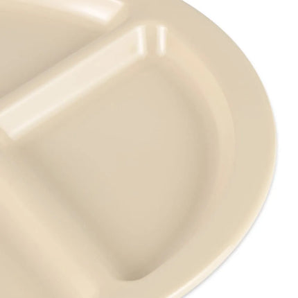 Đĩa Ăn Tròn Nhựa Melamine GET 25.4 cm, Nâu Tan (CP-533-T)