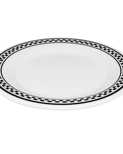 Đĩa Ăn Tròn Nhựa Melamine GET 26.7cm, Màu Trắng (WP-10-X)