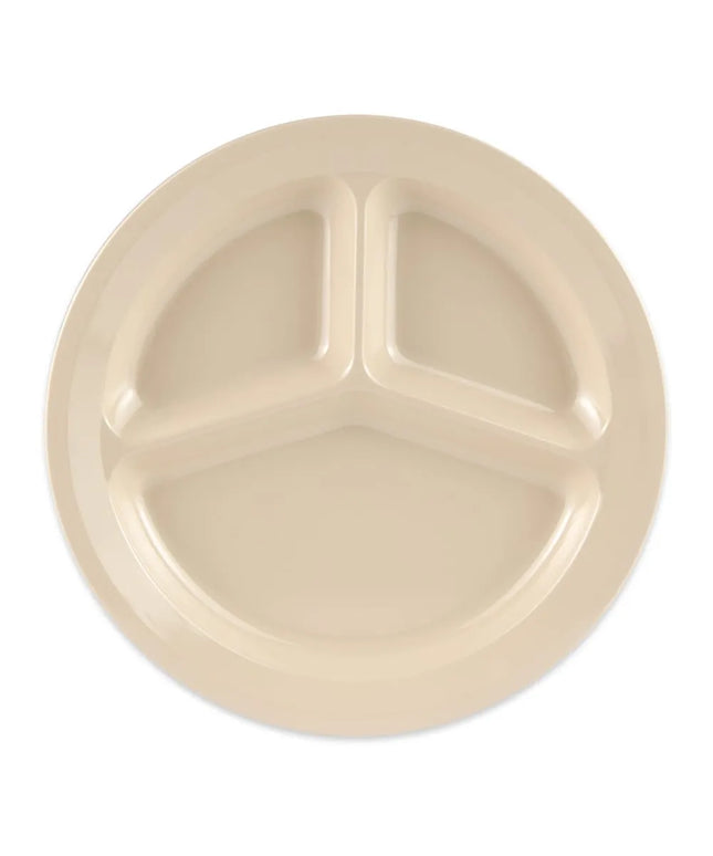 Đĩa Ăn Tròn Nhựa Melamine GET 27.9 cm, Màu Nâu Vàng (CP-532-T)