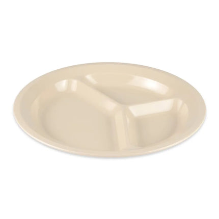Đĩa Ăn Tròn Nhựa Melamine GET 27.9 cm, Màu Nâu Vàng (CP-532-T)