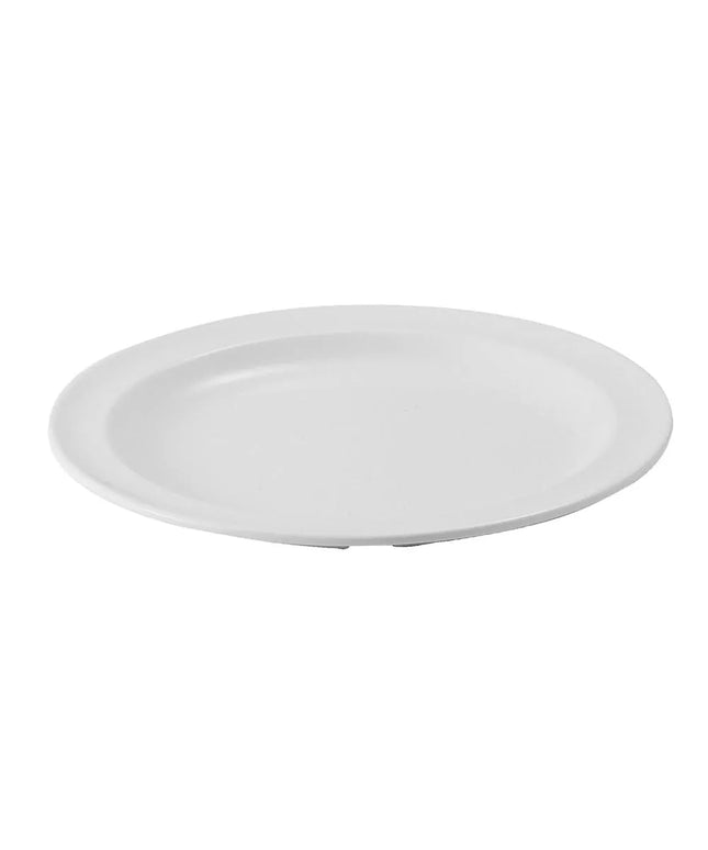 Đĩa Ăn Tròn Nhựa Melamine Winco MMPR-10W, 25.4 cm, Màu Trắng