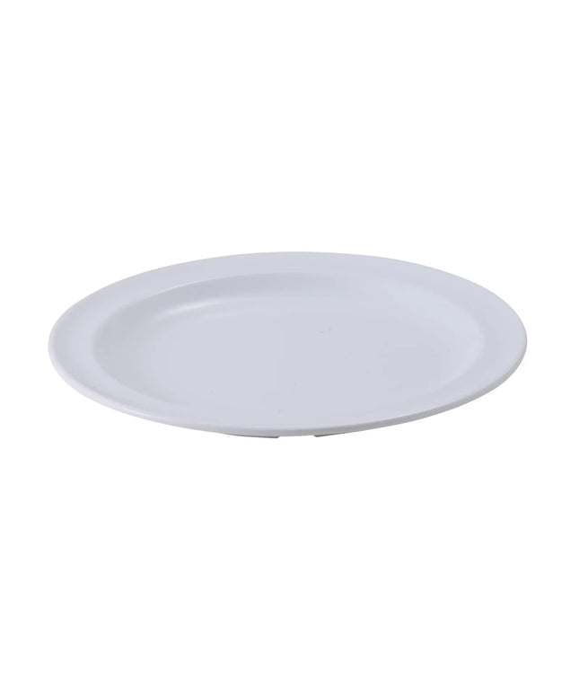 Đĩa Ăn Tròn Nhựa Melamine Winco MMPR-8W 20.3 cm, Màu Trắng