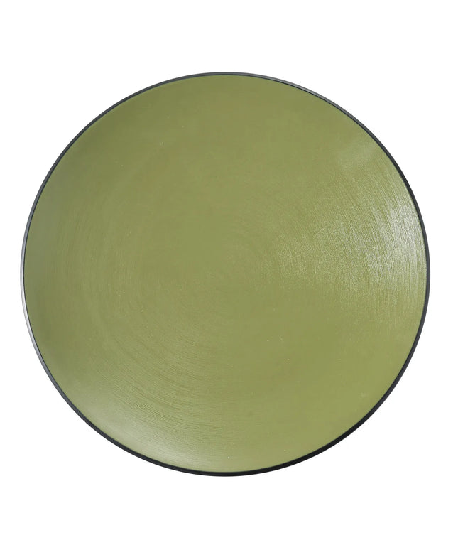 Đĩa Ăn Tròn Nhựa Melamine Yanco BM-109GR 21.6cm, Màu Xanh Lá