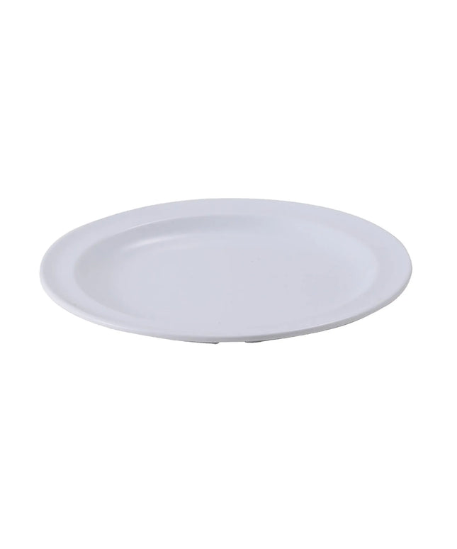 Đĩa Ăn Tròn Winco MMPR-7W Nhựa Melamine 17.8 cm, Màu Trắng