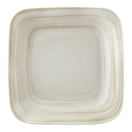 Đĩa Ăn Vuông Nhựa Melamine Elite Global Solutions 22.9 cm, Màu Trắng Ngà Đá (D9PLST-OWD)