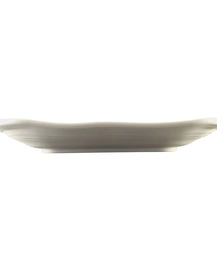 Đĩa Ăn Vuông Nhựa Melamine Elite Global Solutions 22.9 cm, Màu Trắng Ngà Đá (D9PLST-OWD)
