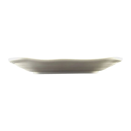Đĩa Ăn Vuông Nhựa Melamine Elite Global Solutions 22.9 cm, Màu Trắng Ngà Đá (D9PLST-OWD)