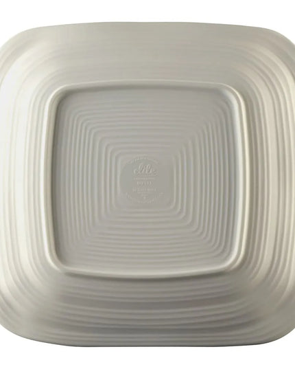 Đĩa Ăn Vuông Nhựa Melamine Elite Global Solutions 22.9 cm, Màu Trắng Ngà Đá (D9PLST-OWD)