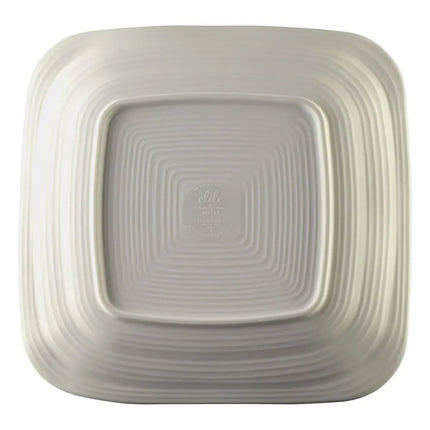 Đĩa Ăn Vuông Nhựa Melamine Elite Global Solutions 22.9 cm, Màu Trắng Ngà Đá (D9PLST-OWD)
