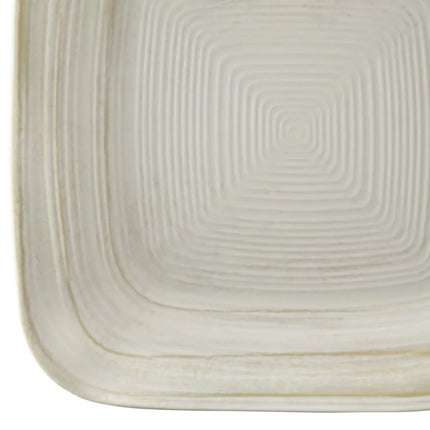 Đĩa Ăn Vuông Nhựa Melamine Elite Global Solutions 22.9 cm, Màu Trắng Ngà Đá (D9PLST-OWD)