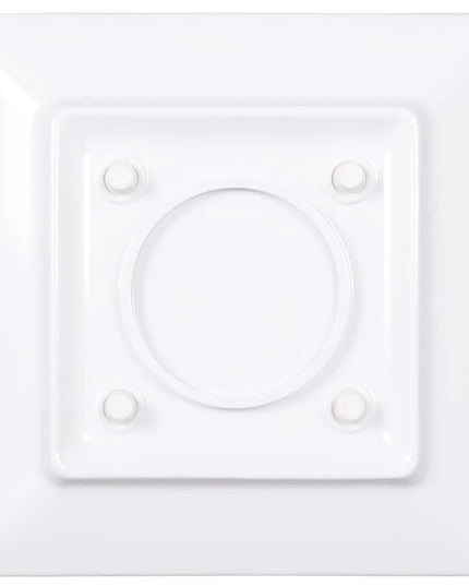 Đĩa Ăn Vuông Nhựa Melamine Elite Global Solutions 22.9cm, Màu Trắng (M99SQ-NW)