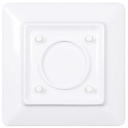 Đĩa Ăn Vuông Nhựa Melamine Elite Global Solutions 22.9cm, Màu Trắng (M99SQ-NW)