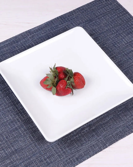 Đĩa Ăn Vuông Nhựa Melamine Elite Global Solutions 22.9cm, Màu Trắng (M99SQ-NW)