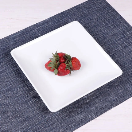 Đĩa Ăn Vuông Nhựa Melamine Elite Global Solutions 22.9cm, Màu Trắng (M99SQ-NW)