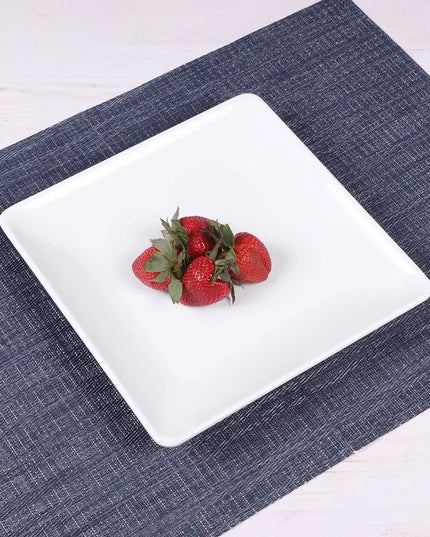 Đĩa Ăn Vuông Nhựa Melamine Elite Global Solutions 29.2cm, Màu Trắng (M1111SQ-NW)