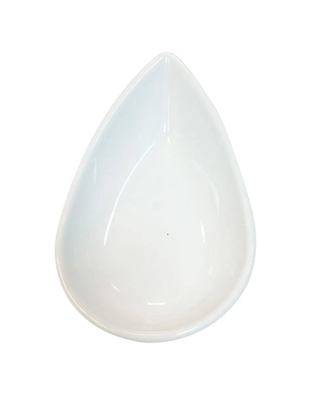 Đĩa Artisan Hình Giọt Nước GET - Sứ, Bright White (PA1101610224)