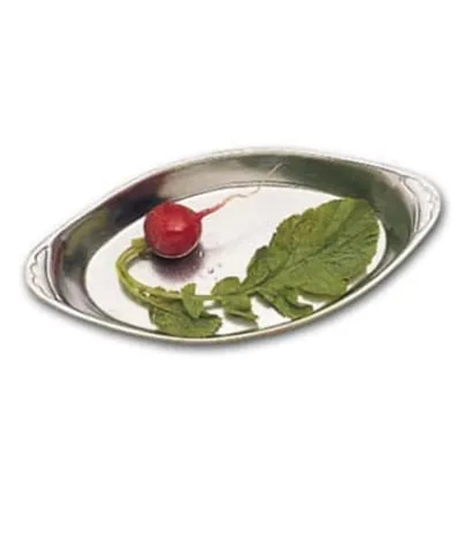 Đĩa Au Gratin Oval Bon Chef 5001S 355 ml Nhôm Bề Mặt Đen