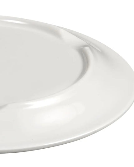Đĩa Bánh Mì & Bơ Tròn American Metalcraft BLUP6 Nhựa Melamine 16.5 cm, Xanh Dương/Trắng