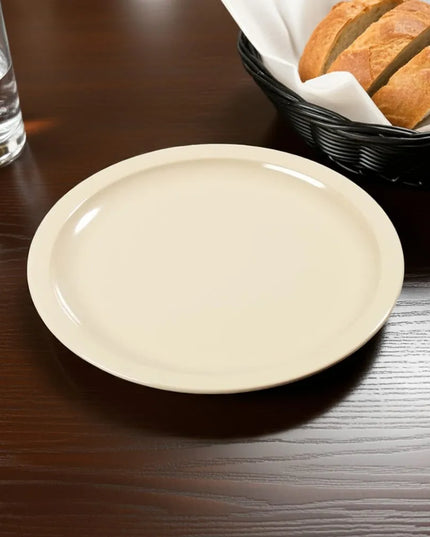 Đĩa Bánh Mì & Bơ Tròn Nhựa Melamine Carlisle 14 cm, Nâu Vàng (KL20525)