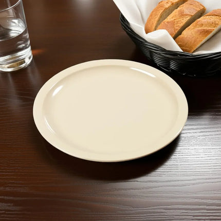 Đĩa Bánh Mì & Bơ Tròn Nhựa Melamine Carlisle 14 cm, Nâu Vàng (KL20525)
