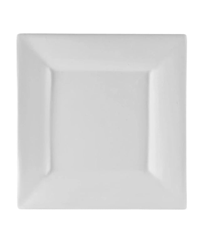 Đĩa Bánh Mì Vuông Sứ 10 Strawberry Street WTR-6SQ 16.2 cm, Whittier Trắng