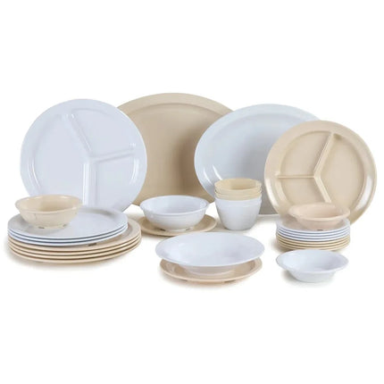 Đĩa Bánh Tròn Nhựa Melamine Carlisle 16.5 cm, Trắng (KL20402)