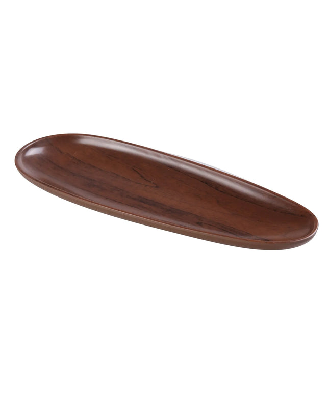 Đĩa Bầu Dục Melamine Yanco WL-214 35.6 cm - Vân Gỗ