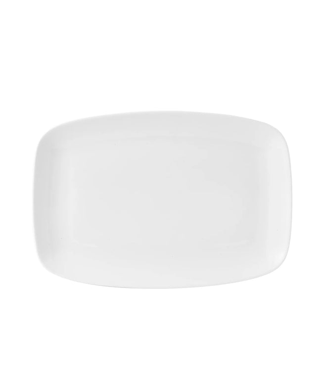 Đĩa Chef Thuôn Dài X Squared Churchill 23.7 x 15.6 cm - Gốm Sứ, Trắng (WHOBL21)