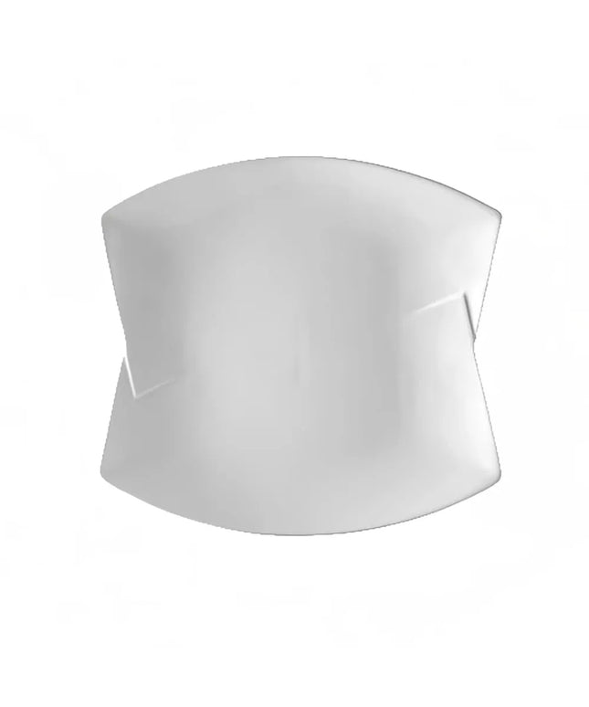 Đĩa Chữ Nhật Butterfly CAC - 19.1 x 17.8 cm, Sứ, Super White (BTF-7)