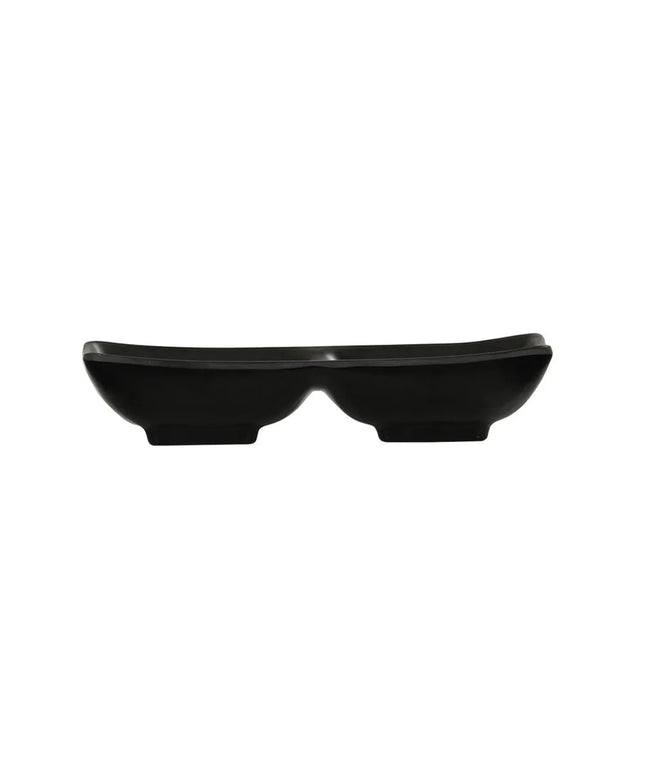 Đĩa Chữ Nhật Cal-Mil 24032-2-13 Melamine Nomi 17.8 cm x 8.9 cm, Màu Đen