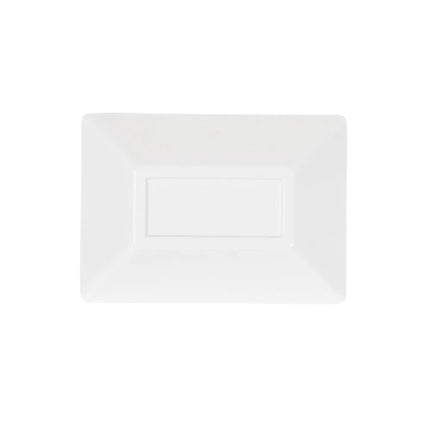 Đĩa Chữ Nhật Cal-Mil 24201-57-15 Melamine 12.7 cm x 17.8 cm, Màu Trắng