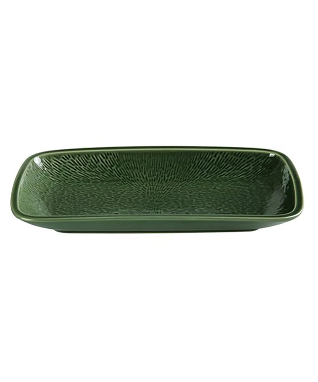 Đĩa Chữ Nhật Coupe Yanco GG-512 30.5 cm x 16.2 cm - Gốm, Green Gem