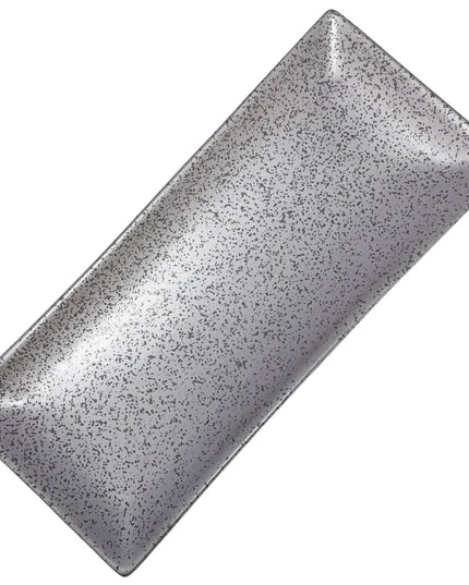 Đĩa Chữ Nhật Diamond Black Yanco DB-413 Sứ 30.5 x 13.3 cm Màu Đồng Đen