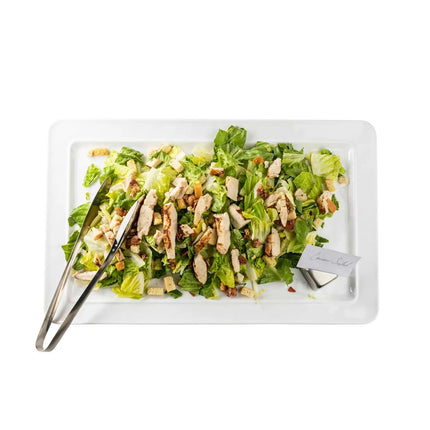 Đĩa Chữ Nhật Melamine Tablecraft 11774 53.3 cm x 33 cm Trắng Ridge Collection™